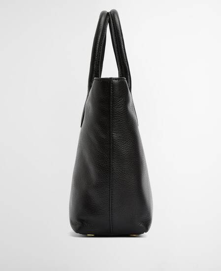 Birch Leather Tote Bag Black
