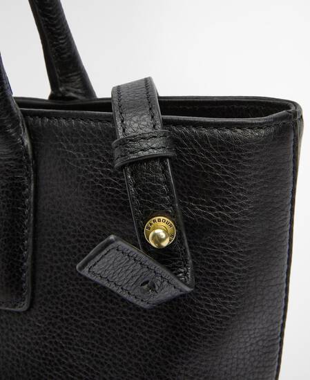 Birch Leather Tote Bag Black