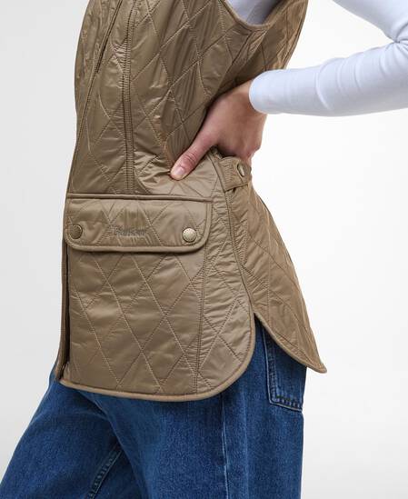 Wray Gilet Military Brown