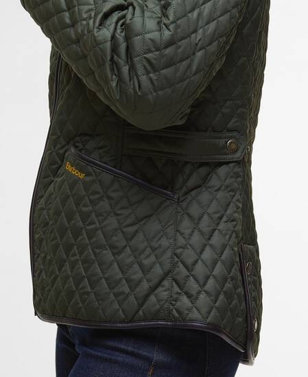 Dahlia Quilted Jacket Olive