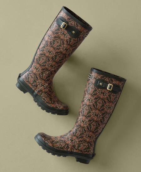 Barbour FARM Rio Cami Wellingtons Pineapple Print