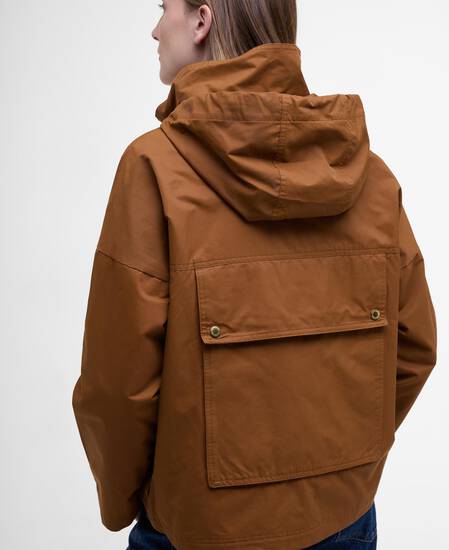 Cecile Showerproof Jacket Rust Brown