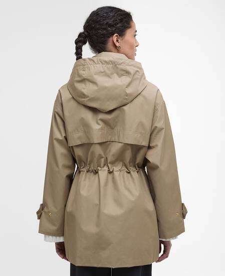 Fallyn Showerproof Jacket Military Brown/Hessian Tartan