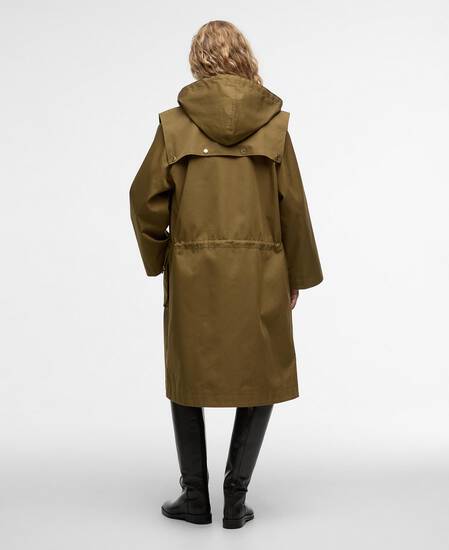 Bilsdale Showerproof Jacket Golden Olive/Ancient Tartan