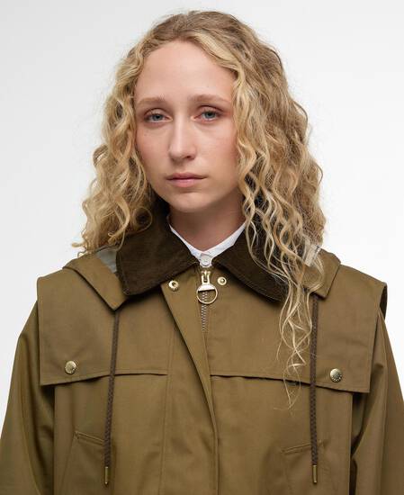 Bilsdale Showerproof Jacket Golden Olive/Ancient Tartan