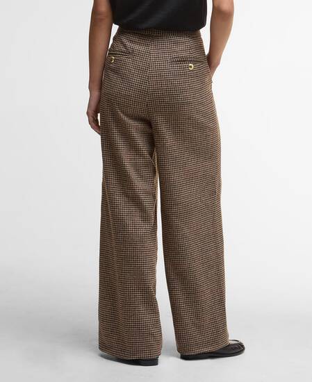 Sophia Wool Tailored Trousers Multi Check
