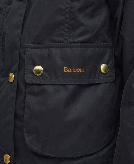 Cropped Beadnell Waxed Jacket 
