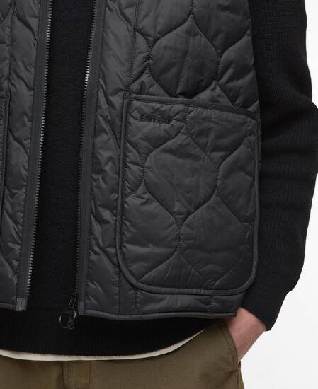 Re-Engineered Utility Liddesdale Gilet Black