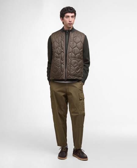 Re-Engineered Utility Liddesdale Gilet Dark Olive