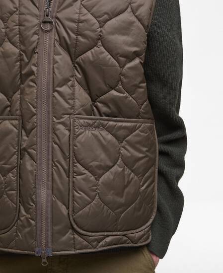Re-Engineered Utility Liddesdale Gilet Dark Olive