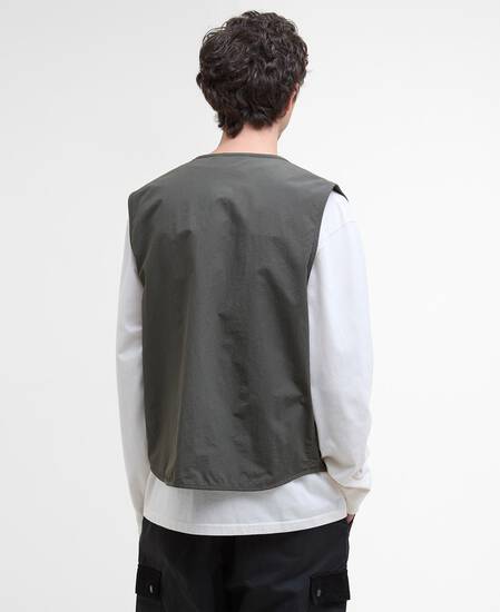 Utility Editor Casual Vest Olive Ink