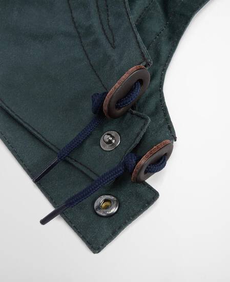 Paul Smith loves Barbour Waxed Hood Dark Slate