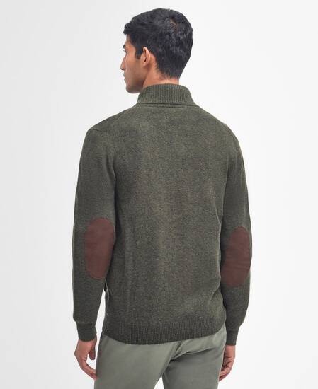 Essential Elbow-Patch Cardigan 