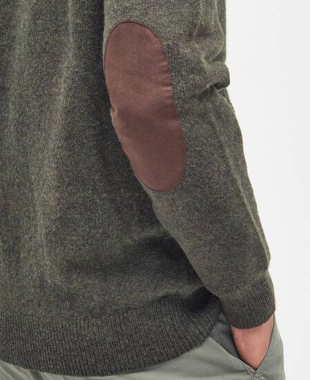 Essential Elbow-Patch Cardigan 
