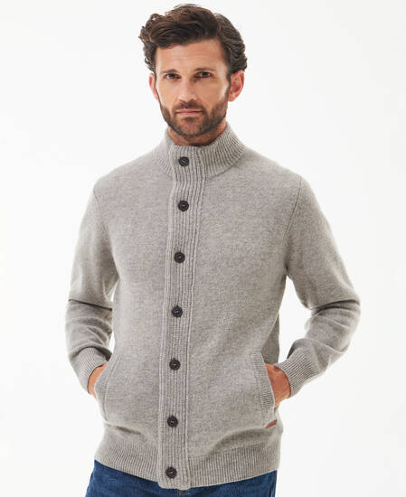 Essential Elbow-Patch Cardigan 