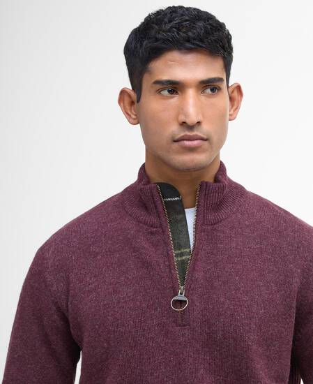 Holden Half Zip Jumper Ruby Marl