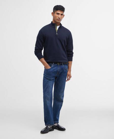 Cotton Half-Zip Jumper 