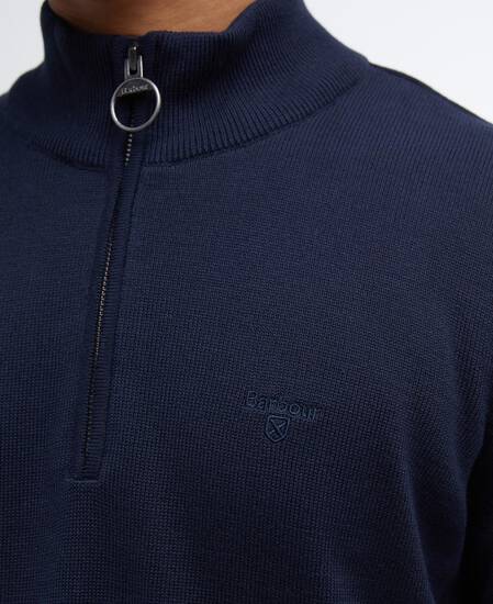 Cotton Half-Zip Jumper 