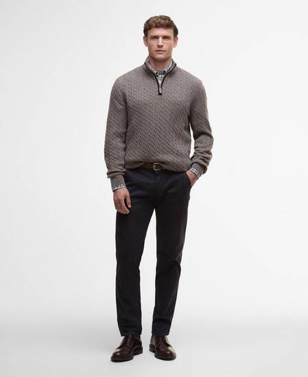 Ramsden Half-Zip Jumper Military Marl