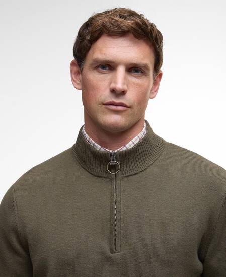 Kelson Half-Zip Jumper Olive