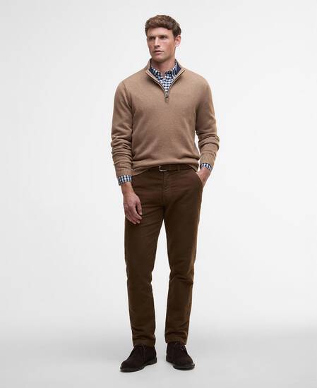 Kelson Half-Zip Jumper Stone