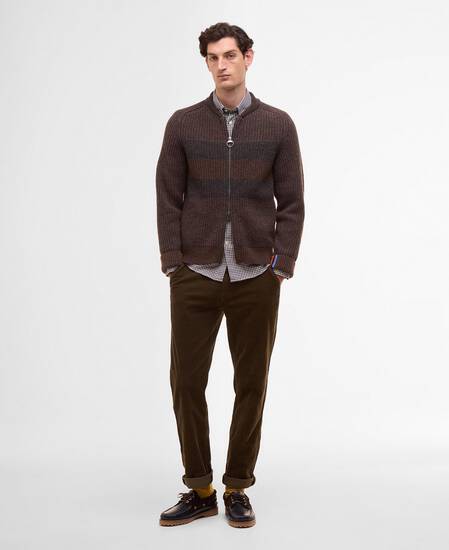 Paul Smith loves Barbour Knitted Bomber Jacket Rustic