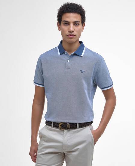 Barnard Short-Sleeved Polo Shirt Dark Denim