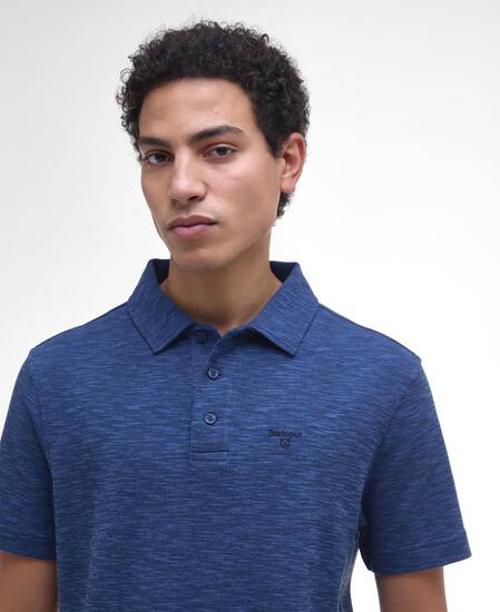 Hepple Polo Shirt Dark Denim