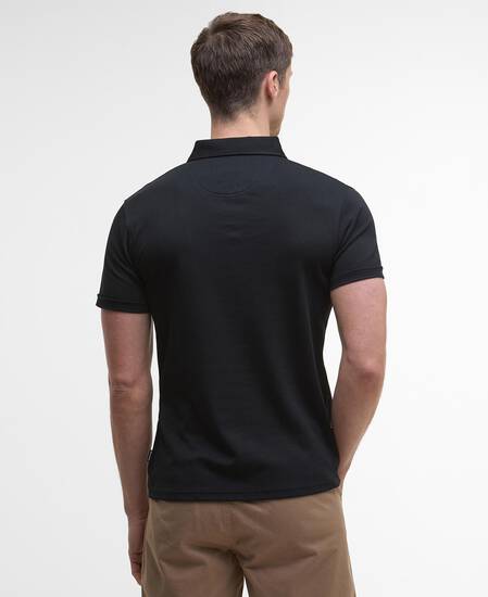 Corpatch Tailored Short-Sleeved Polo Shirt Black
