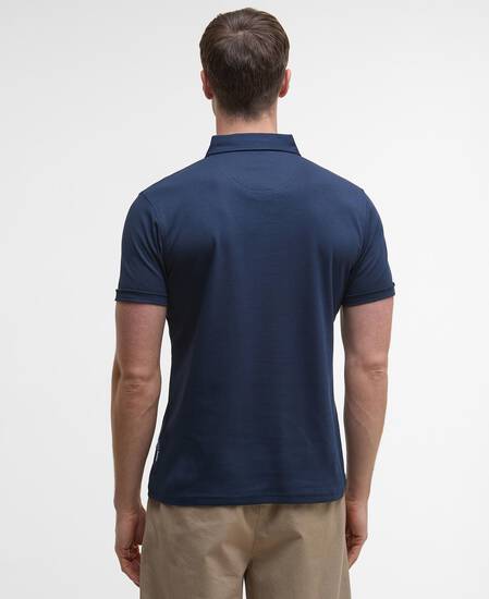 Corpatch Tailored Short-Sleeved Polo Shirt Navy