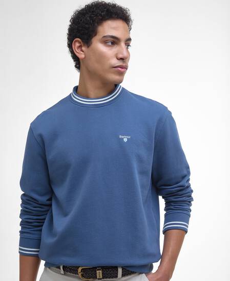 Rosford Tipped Sweatshirt Dark Denim