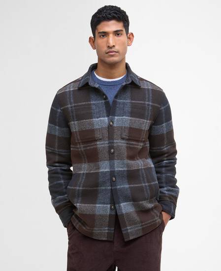 Chapter Check Overshirt Midnight Oak Tartan