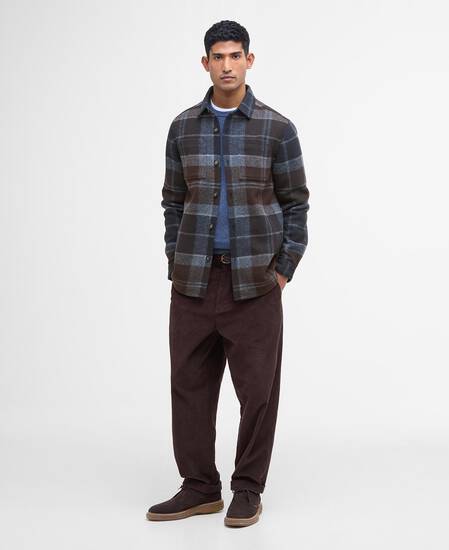 Chapter Check Overshirt Midnight Oak Tartan