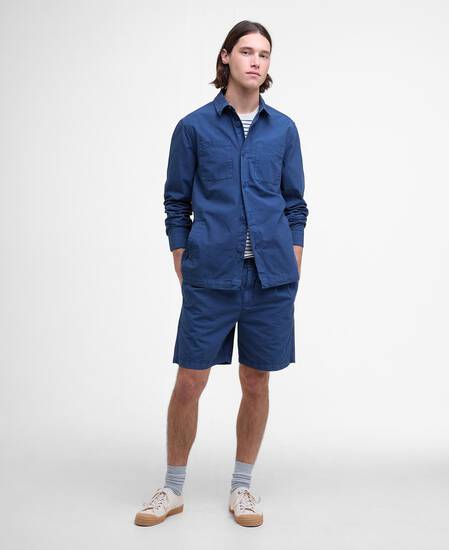 Rickfell Ripstop Overshirt Dark Denim