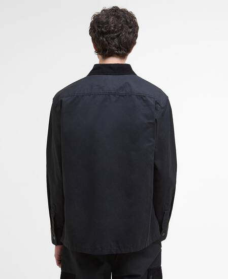 Silverbay Oversized Twill Overshirt Black