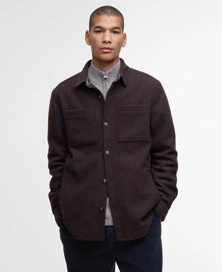 Marlow Tailored Overshirt Dark Oak
