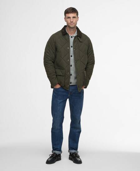 Modern Bedale Quilted Jacket Olive