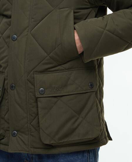 Modern Bedale Quilted Jacket Olive