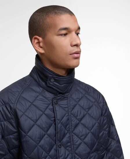 Essential Bedale Quilted Jacket Navy