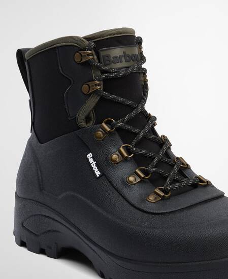 Marlow Lace-Up Wellingtons Black