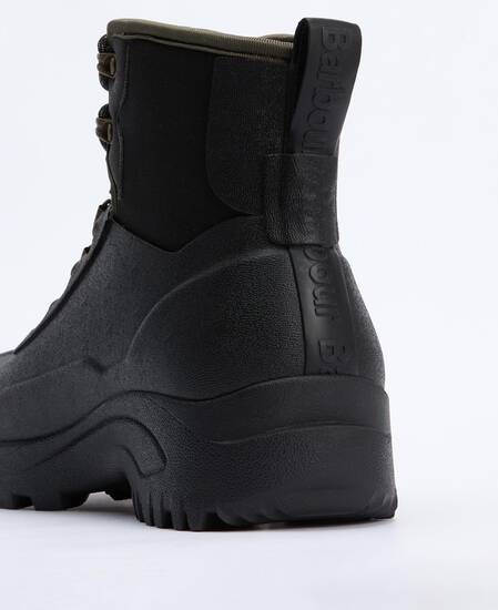 Marlow Lace-Up Wellingtons Black