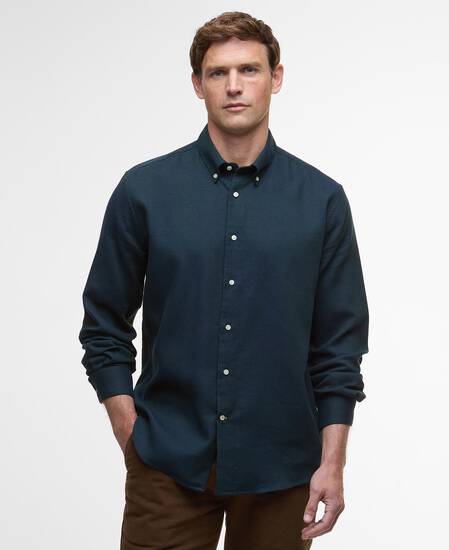 Tamish Regular Long-Sleeved Shirt Navy