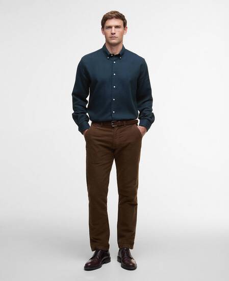 Tamish Regular Long-Sleeved Shirt Navy