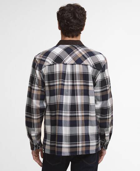 Grasmoor Relaxed Long-Sleeved Shirt Navy
