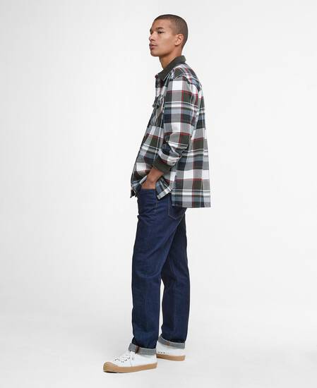 Grasmoor Relaxed Long-Sleeved Shirt Olive