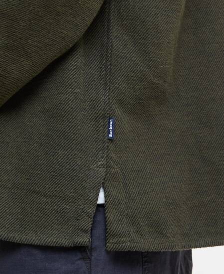 Baystone Relaxed Long-Sleeved Shirt Olive