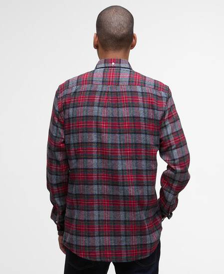 Ashroad Tailored Long-Sleeved Shirt Red