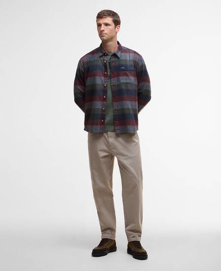 Copswell Relaxed Long-Sleeved Shirt Navy
