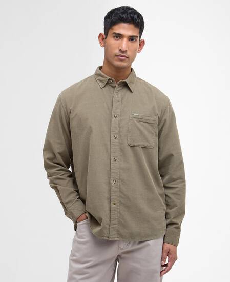 Bramside Relaxed Cord Shirt Olive