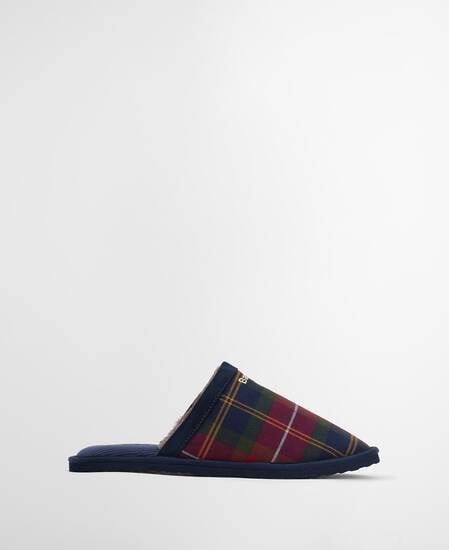 Everitt Tartan Slippers Winterberry Tartan